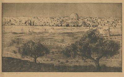 Hermann Struck (1876-1944) – Jerusalem – Collection of Engravings and Lithographs. 24 engravings 