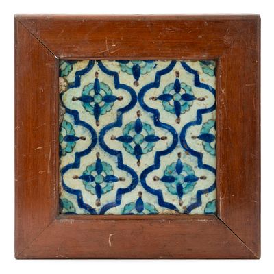 Decorated Ceramic Tile – Ottoman Empire, 17th Century. Decorated ceramic tile. [Ottoman Empire 