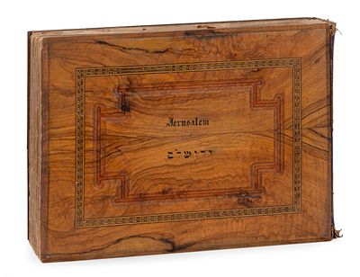 Album of Photographs and Pressed Flowers – American Colony Photographers – Jerusalem, Late 19th 