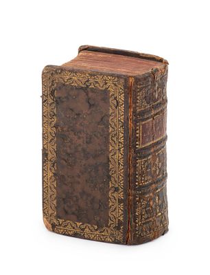 Sephardic High Holiday Machzor – Amsterdam, 1740 – Miniature Format – Original Decorated 