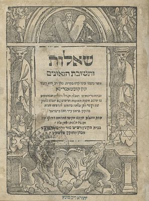 שו"ת הגאונים – פראג, ש"נ – העותק של רבי יעקב מאיר בידרמן, חתנו של ה"שפת אמת". ספר שאלות ותשובות 