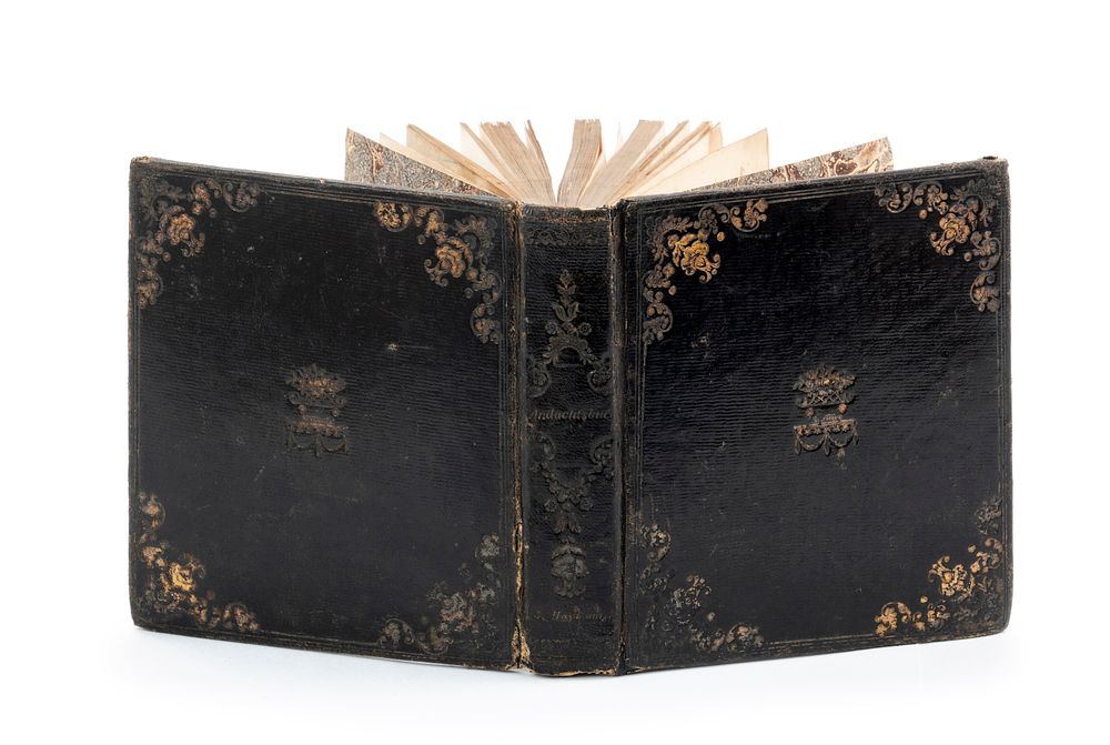 Women's Siddur – Sulzbach, 1843 – Original Decorated Leather Binding. The description and 