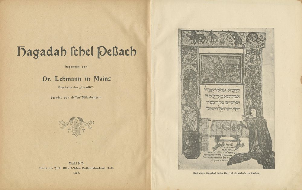Collection of Passover Haggadot – Printed in Germany and Hungary – 1887-1960. The description 