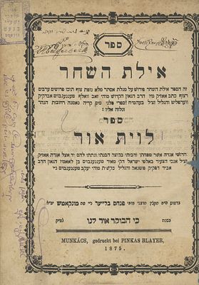 Large Collection of Homiletical and Chassidic Books – Hungary and Other Lands – 1859-1942. The 