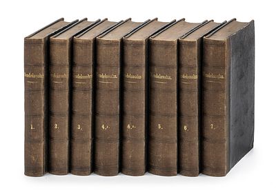 Moses Mendelssohn's gesammelte Schriften – Leipzig, 1843-1845 – Seven Parts in Eight Volumes. The 