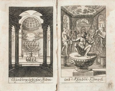 Study on the Religions of the World by Theologist David Nerreter – Nuremberg, 1701 – First 