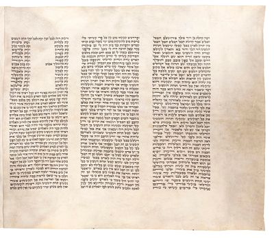 Parchment Scroll – Kohelet – Jerusalem, Early 20th Century. Parchment Kohelet scroll. [Jerusalem 
