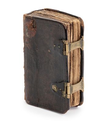 Sephardic-Rite Siddur – Amsterdam, 1761 – Original Wood and Leather Binding – Pocket Format. The 