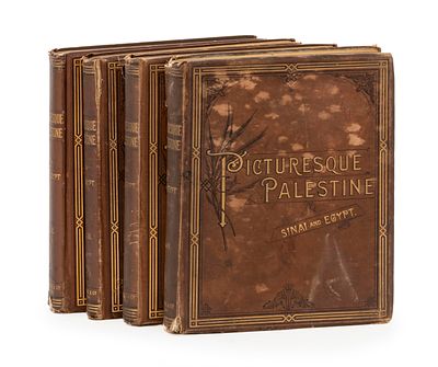 Picturesque Palestine – חיבור מקיף בנושא ארץ ישראל – לונדון, שנות ה-80 של המאה ה-19 – הדפסים רבים. 