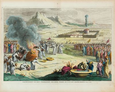 אוסף גדול של תחריטים – אתרים בירושלים, נושאים תנ"כיים, ועוד. אוסף גדול של כ-60 לוחות תחריט 