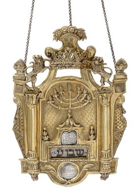 טס לספר תורה – פרנץ אנטון גוטוויין – אאוגסבורג, 1804 – כתובת-הקדשה של משפחת אולמן, משנת תקס"ו, 1806