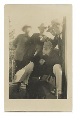 Photograph of the Alter of Slabodka – During His Final Illness – Jerusalem, Ca. 1926-1927. The 