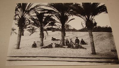יעקב בן דב, חיילי הגדוד העברי באל-עריש, 1918, תצלום Photo Print. הדפסה בשחור-לבן מאת הצלם החלוץ 