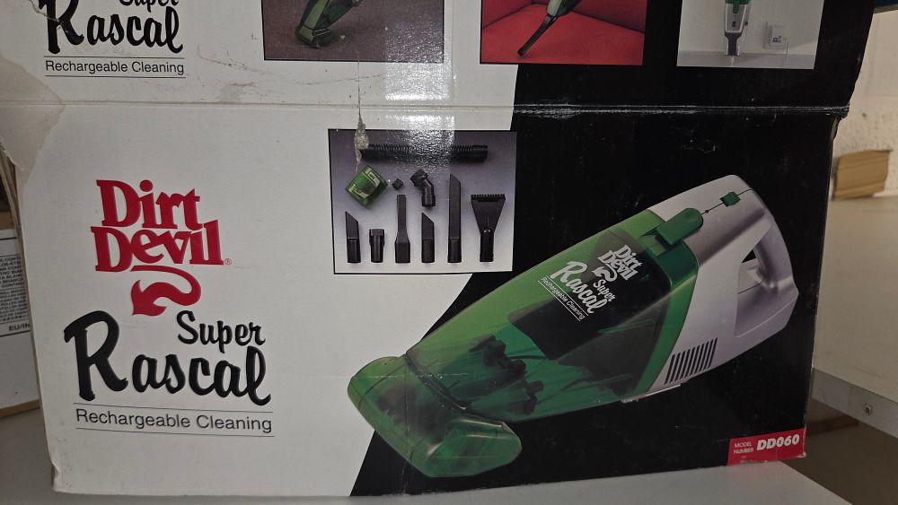 Lot 169 – Dirt Devil Super Rascal Handheld Vacuum Cleaner DD060 and Accessories
