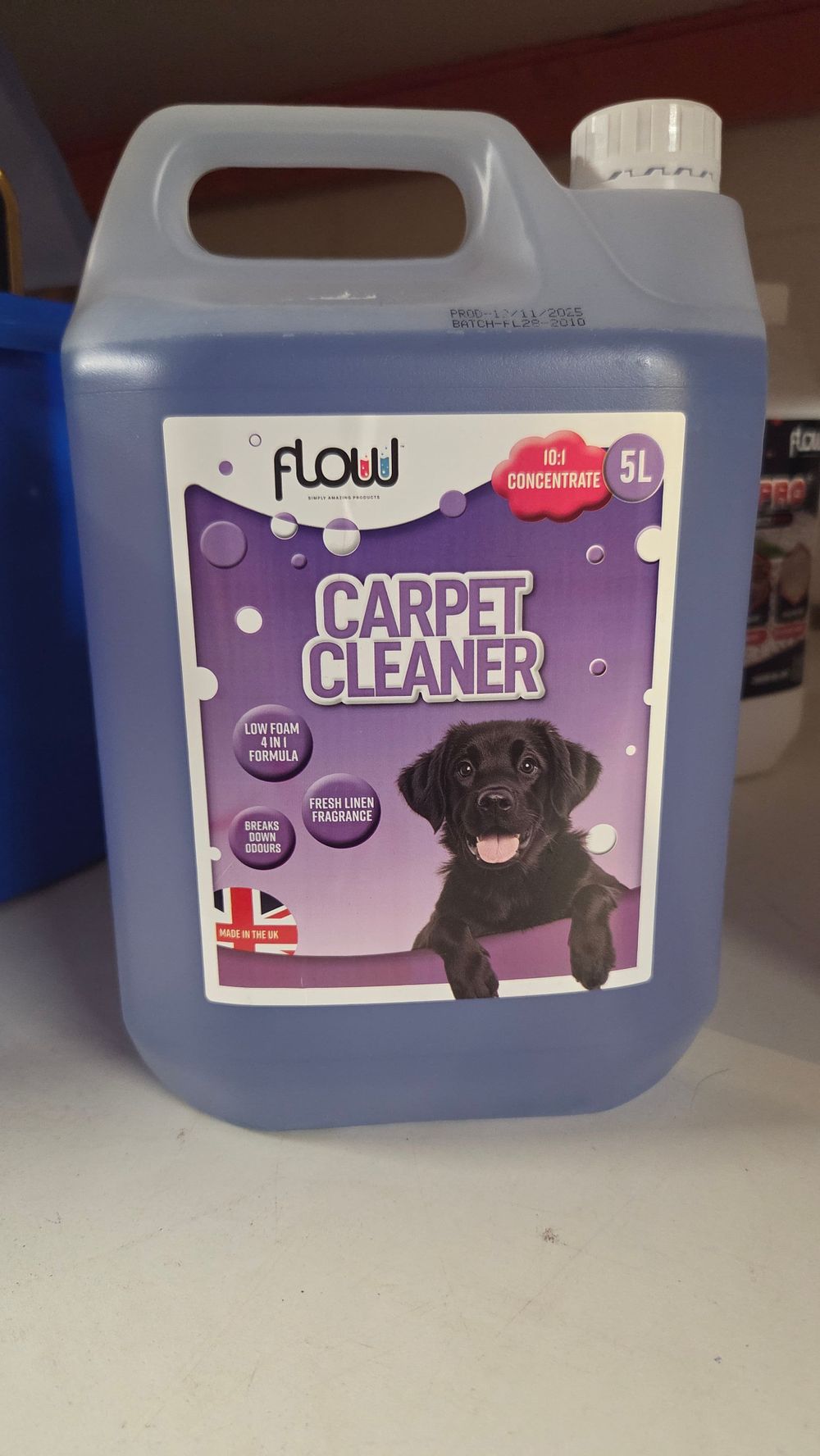 Lot 185 – Flow Pet Magic Fresh Linen Carpet Cleaner 5L