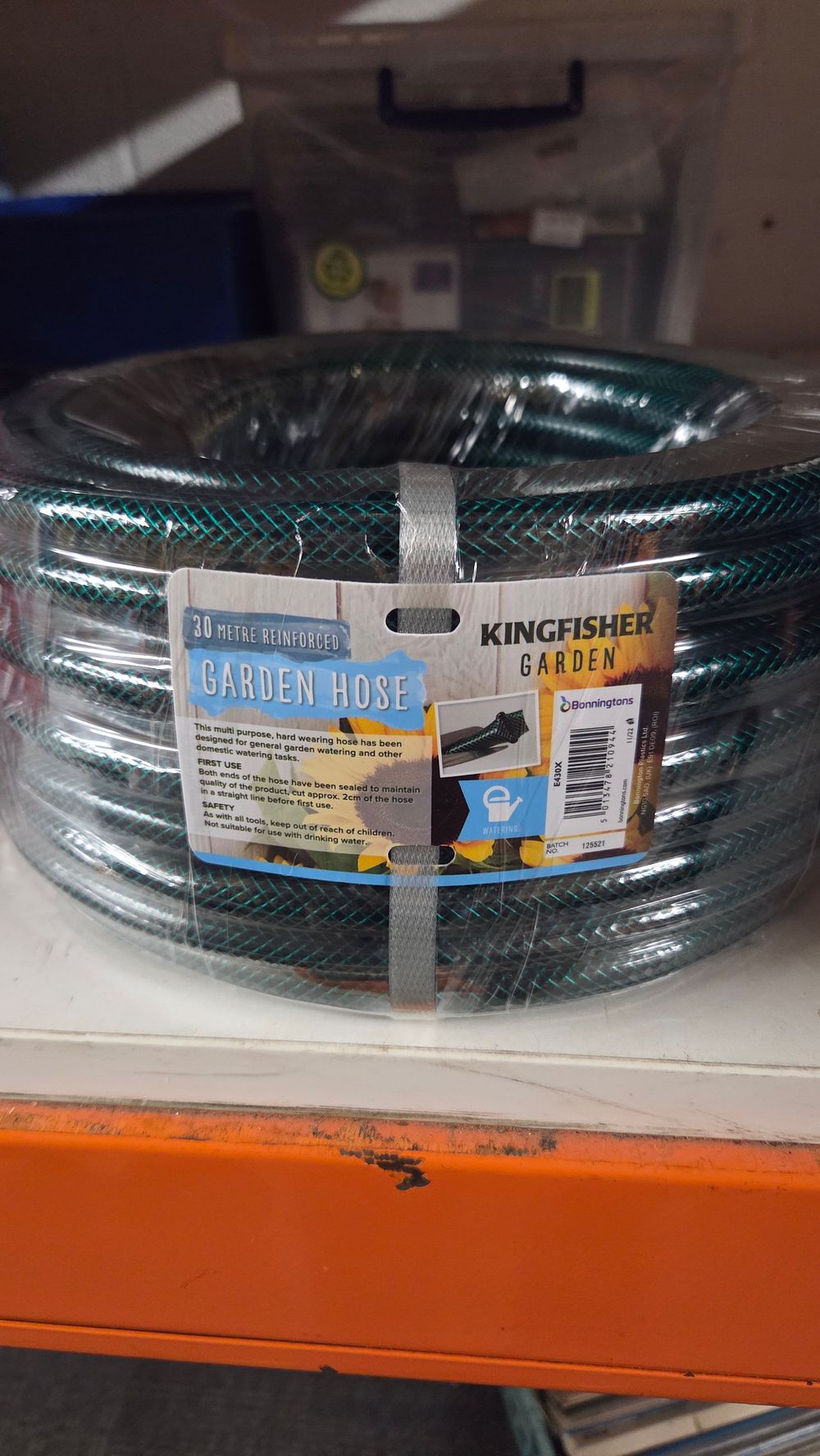 Lot 194 – Kingfisher Garden 30 Metre Reinforced Garden Hose