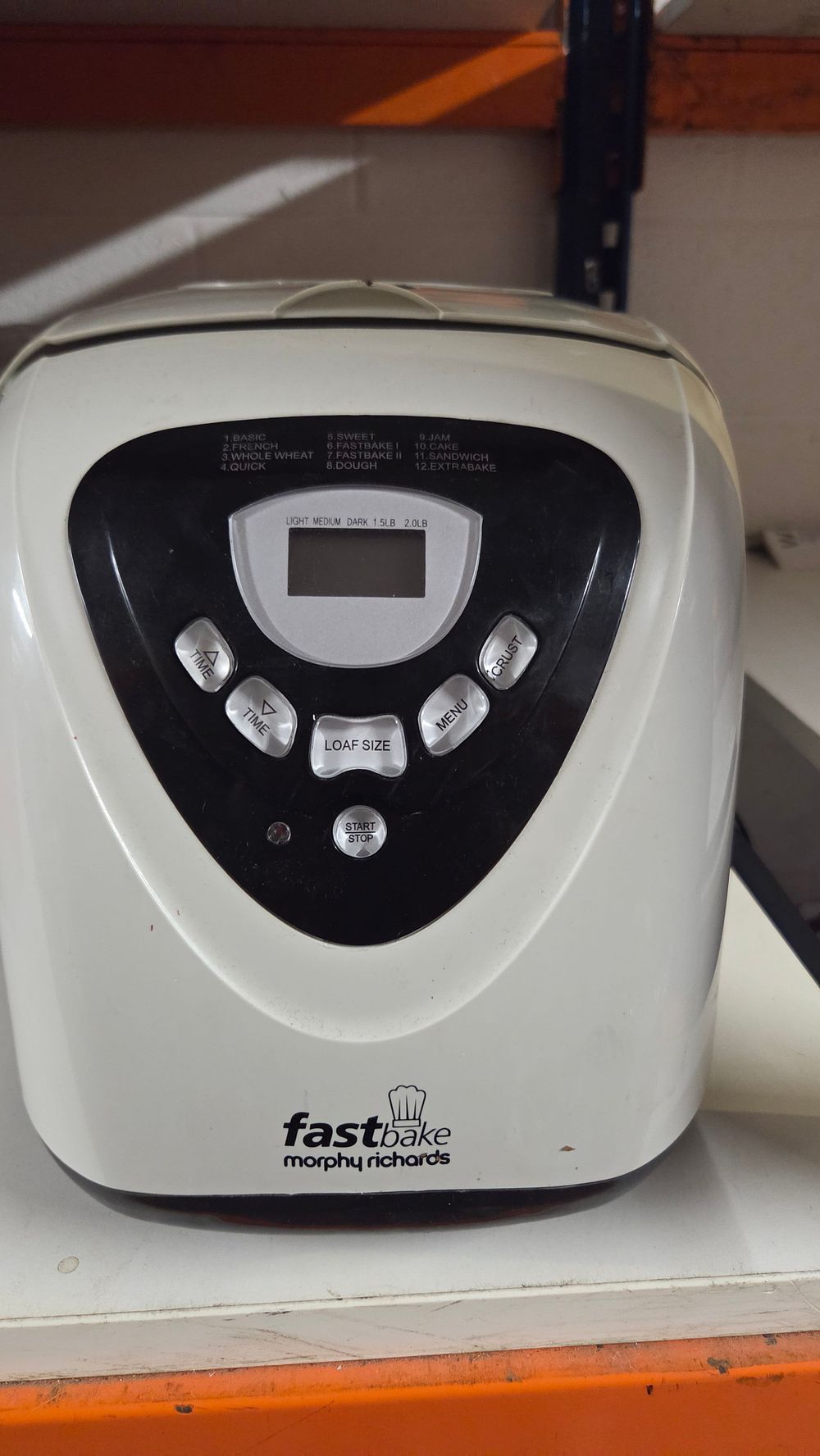 Lot 205 – Morphy Richards Fastbake Breadmaker Model 48281
