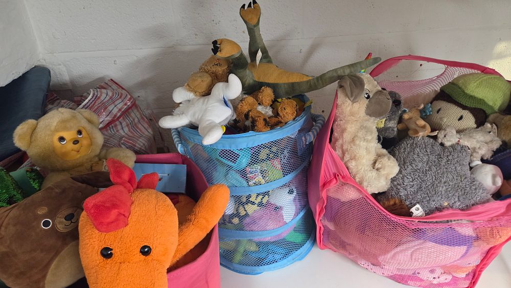 Lot 216 – A Collection of Multi-coloured Plush Toys Including Jofli