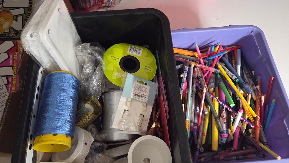 Lot 222 – A Collection of Craft and Stationery Supplies