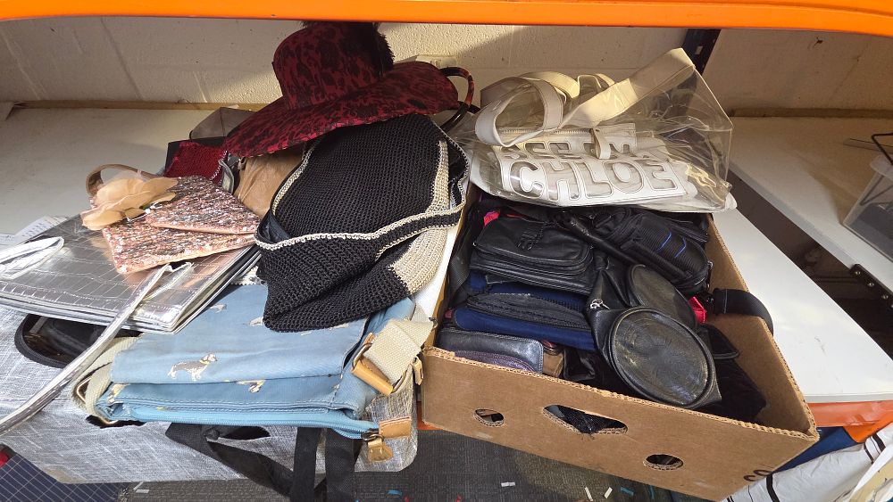 Lot 236 – A Collection of Handbags Clutches and Accessories Including See By Chloe