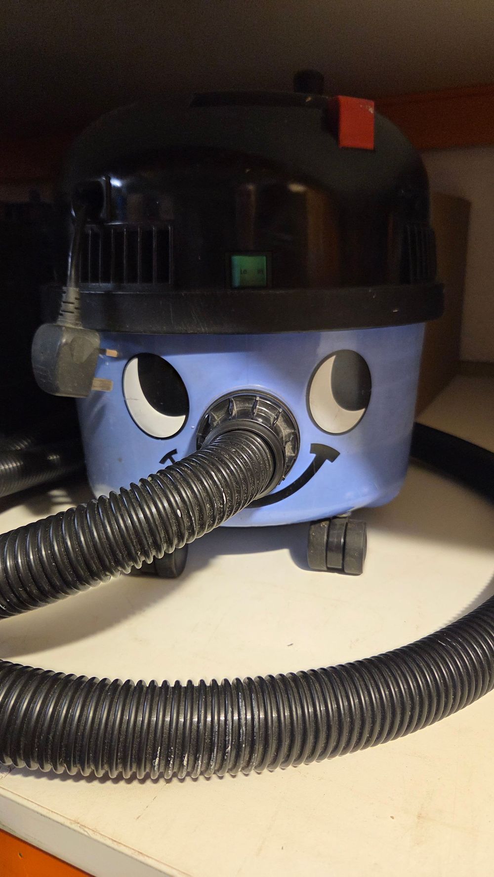 Lot 286 – Numatic Charles Blue Wet and Dry Vacuum Cleaner w/o
