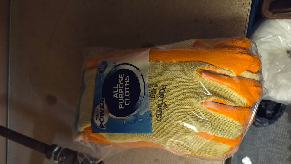 Lot 314 – Pack of Portwest A150 Latex Grip Work Gloves