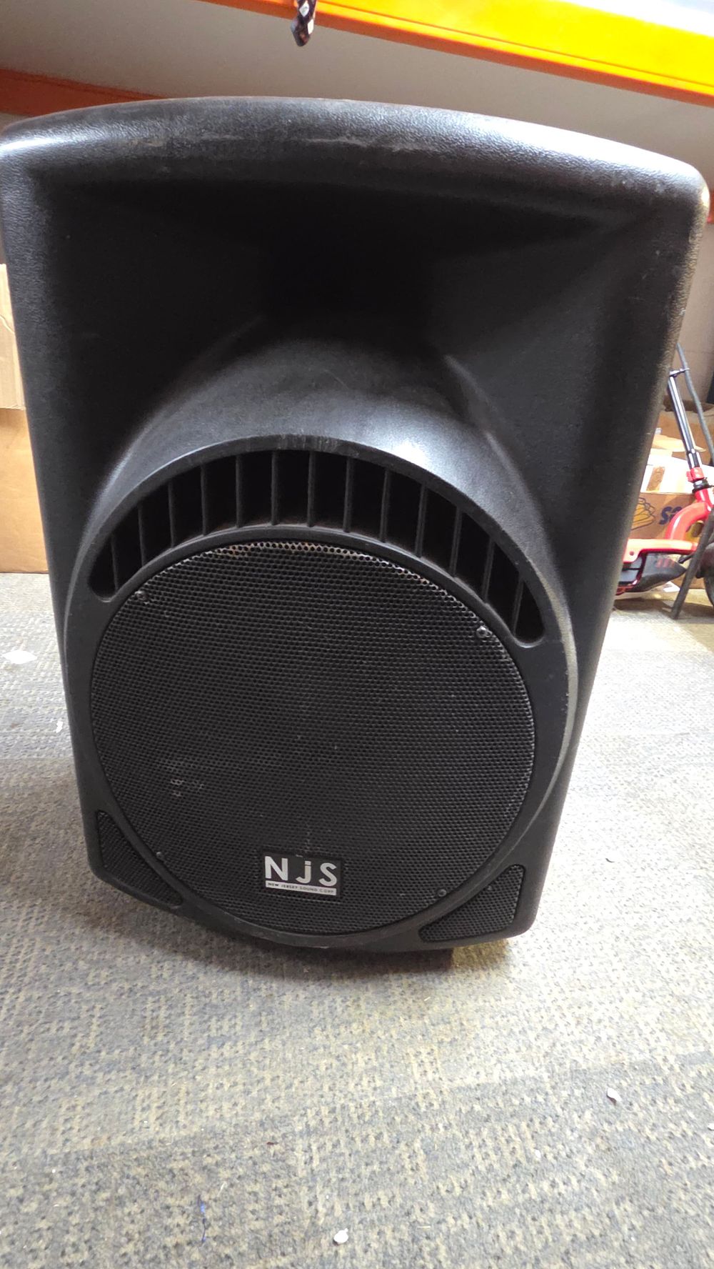 Lot 376 – NJS Black 2-Way PA Speaker w/o