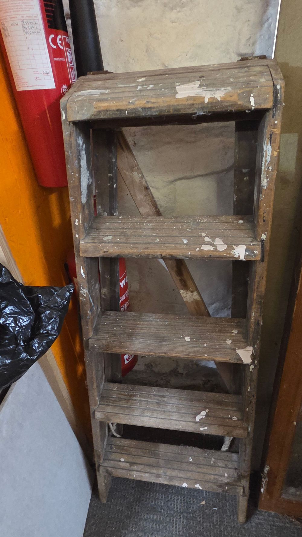 Lot 378 – A Wooden Step Ladder