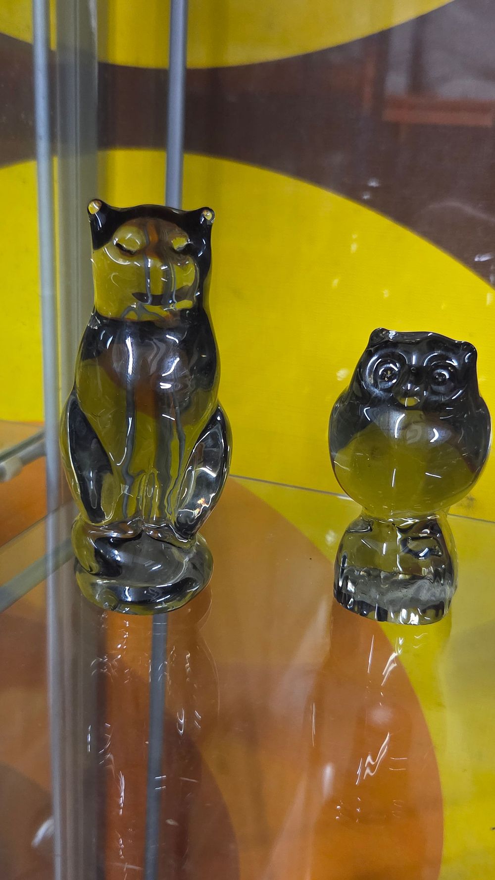 Lot 610 – A Pair of Murano Art Glass Animal Figurines
