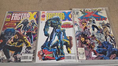A Trio of Marvel Factor X and X-Factor Comic Books