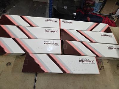 A Collection of Lasting Impressions Cassette Ribbons. A collection of Lasting Impressions 