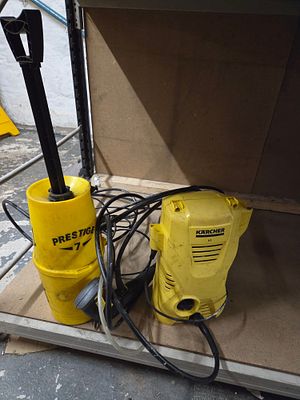 Two Cleaning Units Including Karcher K2 and Prestige 7