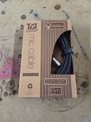 TGI Wired 6m XLR to XLR Microphone Cable