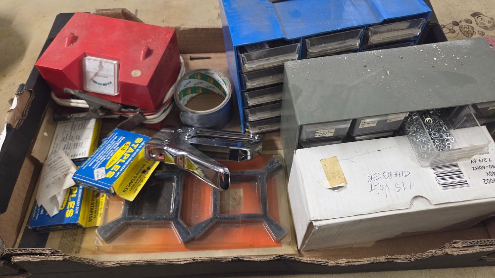 Lot 187 – A Collection of Tools and Workshop Supplies including Bradex Tester