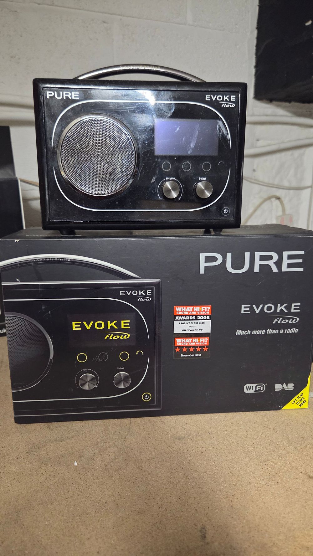 Lot 202 – Pure Evoke Flow Portable Digital Radio with Original Packaging