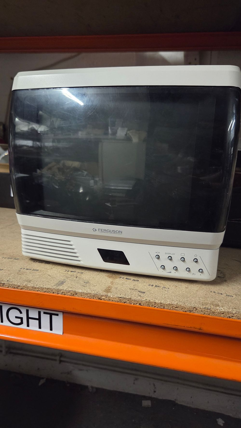 Lot 231 – Ferguson T10RWH Portable White CRT Television