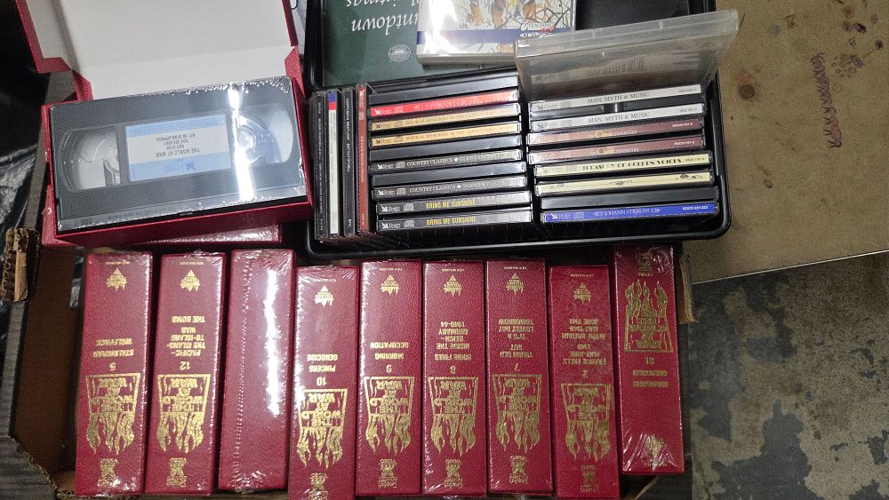Lot 237 – A Collection of The World at War VHS and CDs