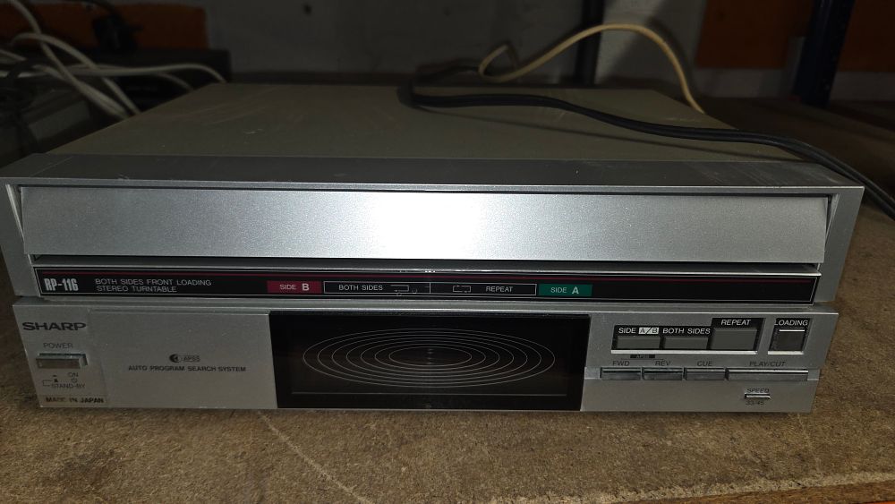 Lot 270 – Sharp RP-116 Both Sides Front Loading Stereo Turntable