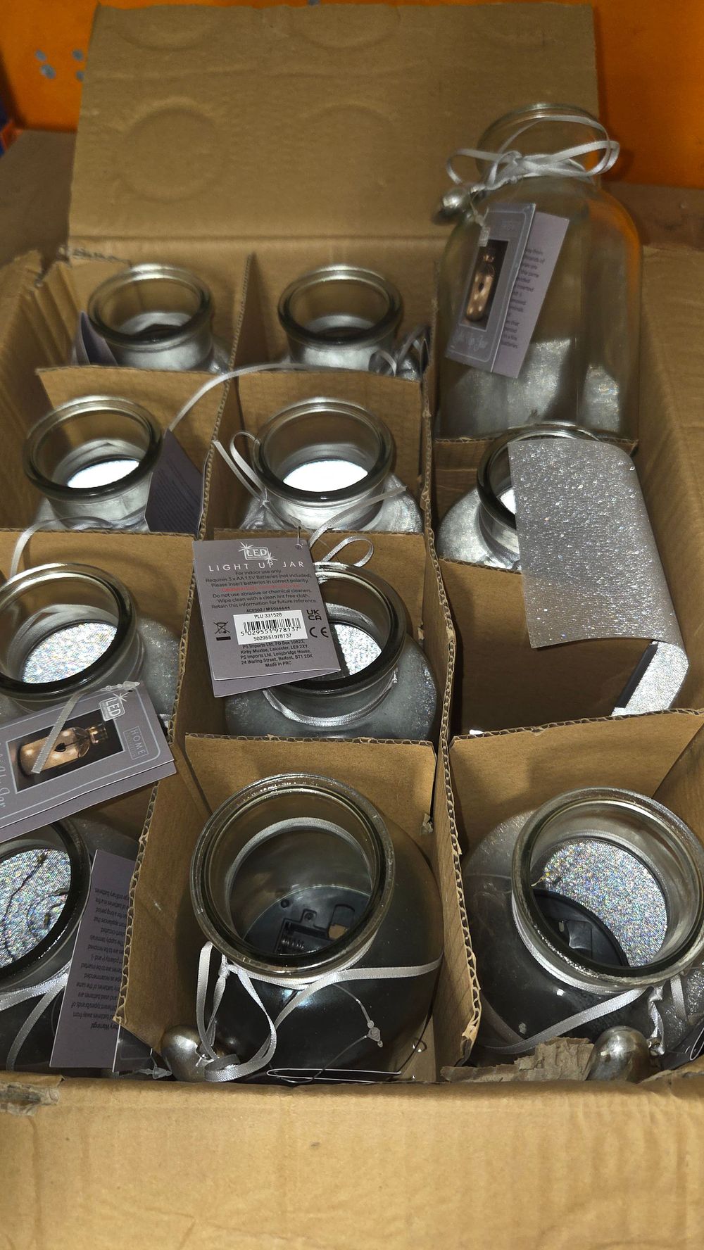 Lot 283 – A Collection of Home Collection LED Light Up Jars