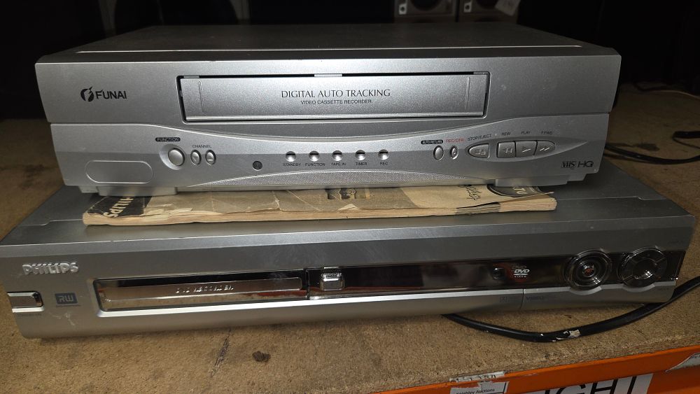 Lot 306 – Funai VCR and Philips DVD Recorder power on