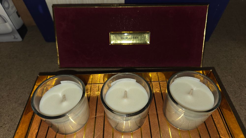 Lot 328 – A Trio of Jo Malone London Glass Votive Candles
