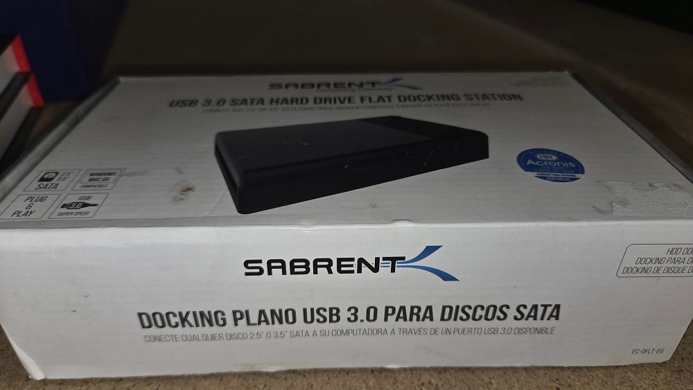 Lot 332 – Sabrent USB 3.0 SATA Hard Drive Flat Docking Station