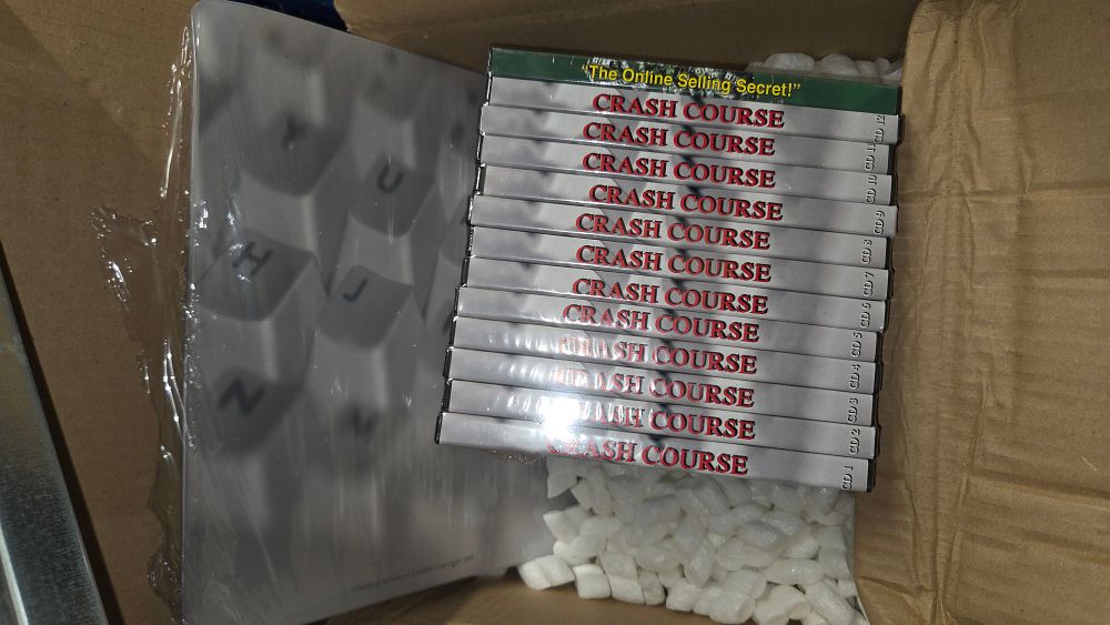 Lot 365 – A Collection of Twelve Crash Course Online Selling Secret CDs