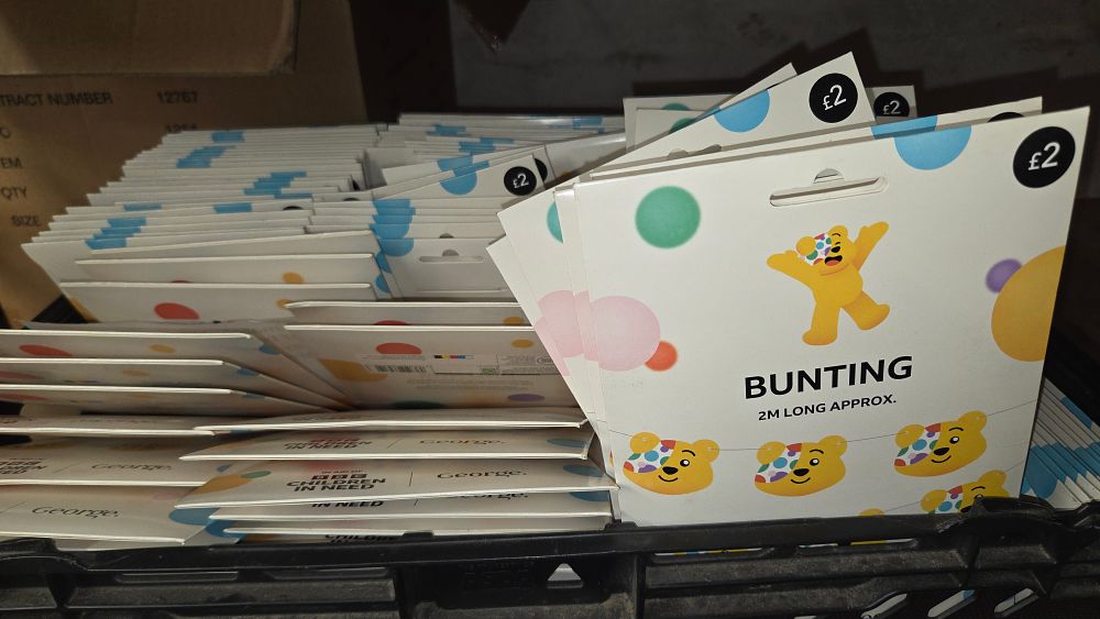Lot 407 – A Collection of George. BBC Children in Need Bunting Packages