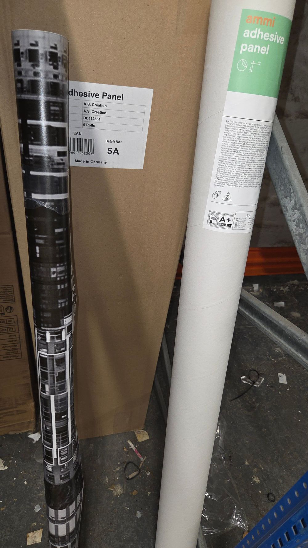 Lot 416 – 6 Rolls of ammi Adhesive Panels in Storage Tubes