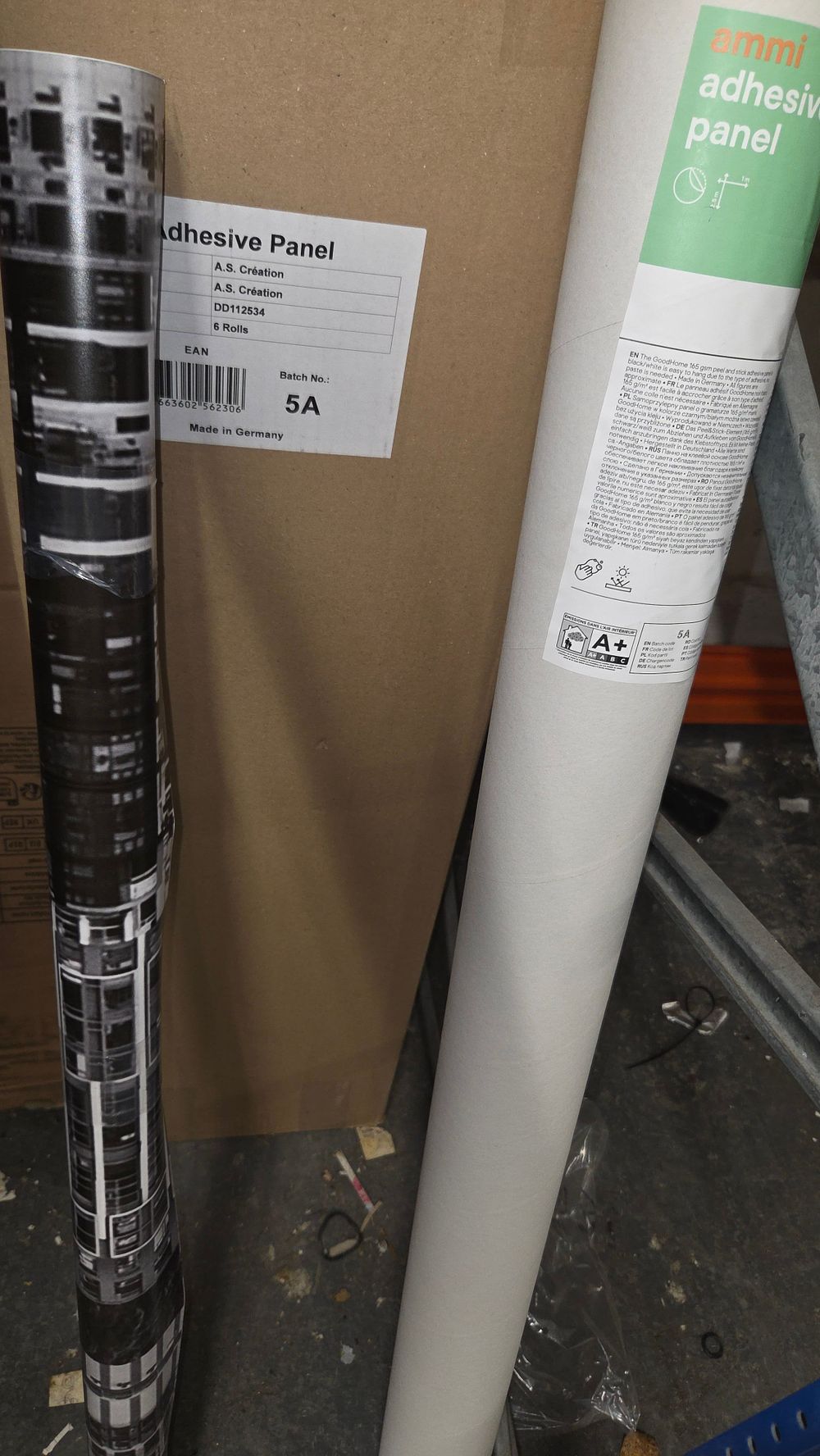 Lot 417 – 6 Rolls of ammi Adhesive Panels in Storage Tubes