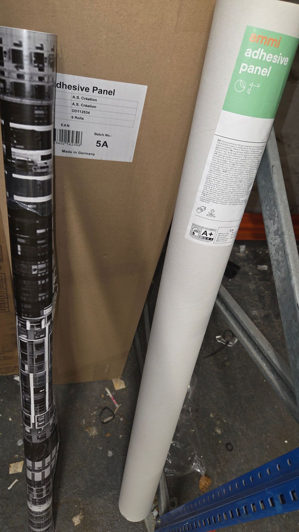 Lot 418 – 6 Rolls of ammi Adhesive Panels in Storage Tubes