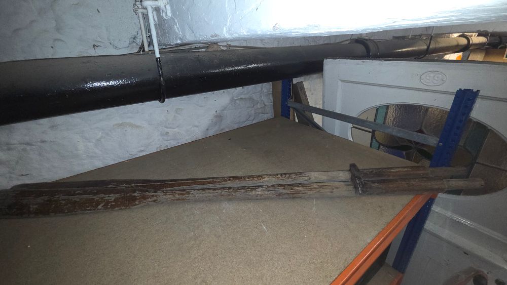Lot 433 – A Collection of Weathered Wooden Oars