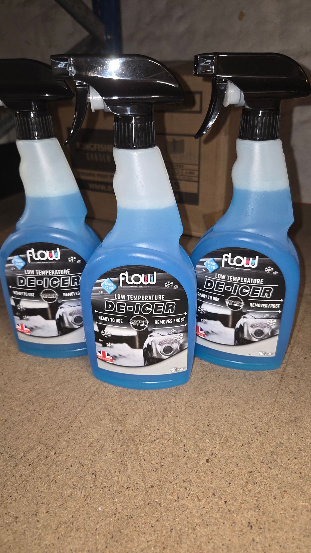 Lot 443 – 3 Flow Low Temperature De-Icer Spray Bottles