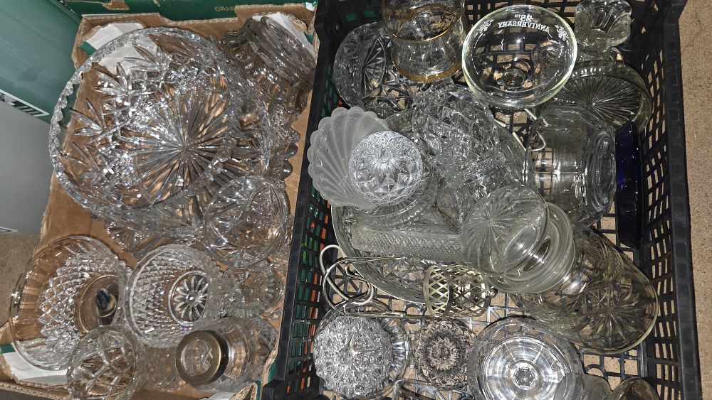 Lot 454 – A Collection of American Brilliant Period and Pressed Glassware
